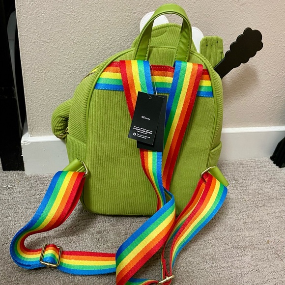 Disney Muppets Kermit the Frog playing banjo corduroy Her Universe back pack - Picture 2 of 4